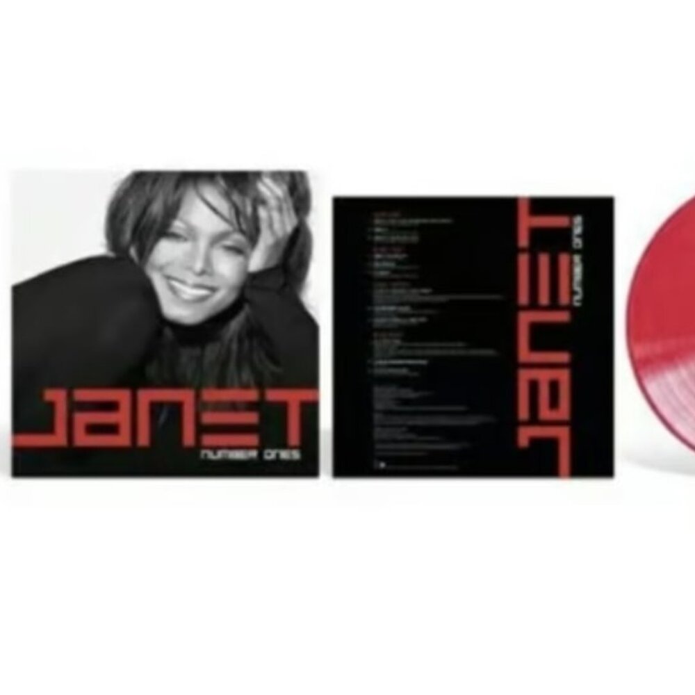 Janet Jackson Number Ones 2-LP ~ Exclusive Colored Vinyl (Red) ~ New/Sealed!